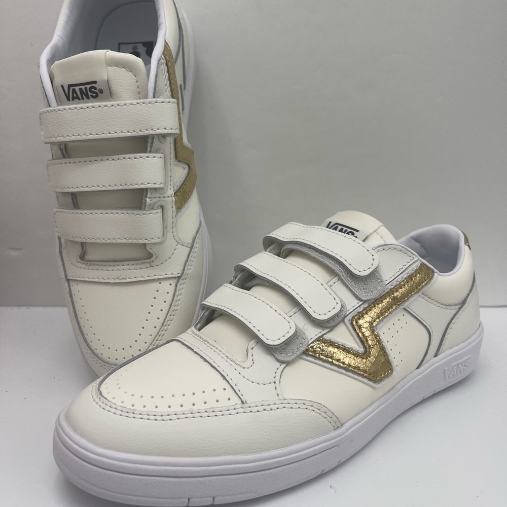 Vans WMNS Lowland Cc Velcro (Metallic V) Marshmallow/Gold Sneakers 
VN0A5DY89QT - Picture 15 of 16